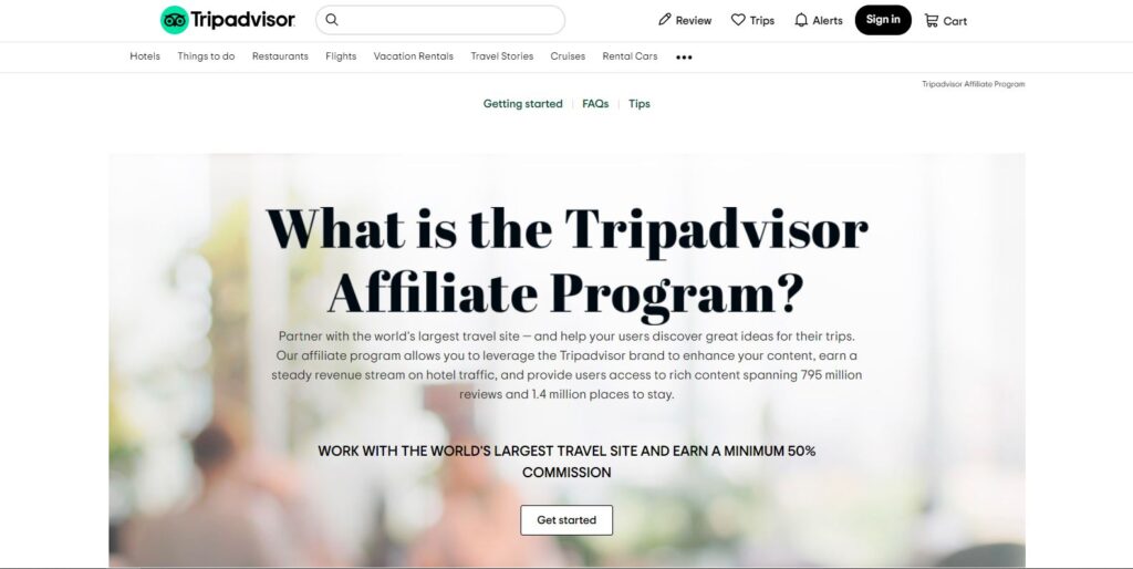 tripadvisor affiliate marketing programs