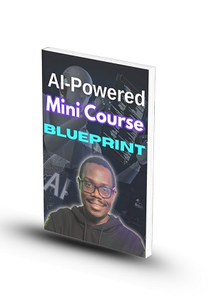 AI Powered Mini Course Blueprint 3d mockup
